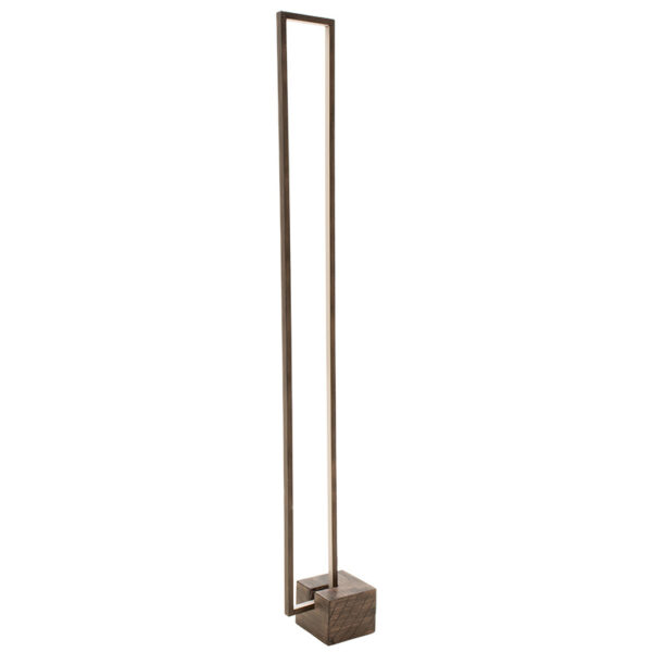 Φωτιστικό δαπέδου LED PWL-0941 pakoworld καφέ χρώμα 15x28x155εκ 009-000088