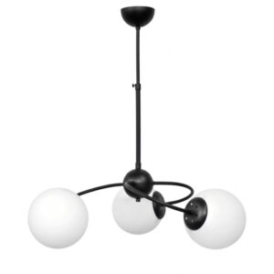 TOP/3L BLACK-WHITE  ΜΟΝΤΕΡΝΟ ΠΟΛΥΦΩΤΟ ΜΕ ΜΠΑΛΕΣ Heronia - 01-0309