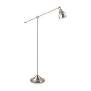 IDEAL LUX Φωτιστικό Δαπέδου NEWTON 1xE27 Νίκελ Χρώματος - 015286
