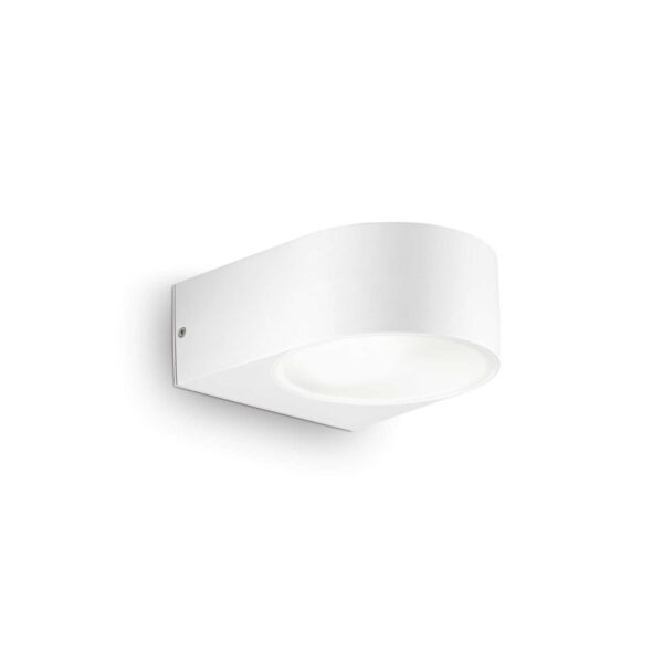 IDEAL LUX Επιτοίχιο Φωτιστικό Βεράντας IKO 1xE27 IP54 Λευκού Χρώματος - 018522