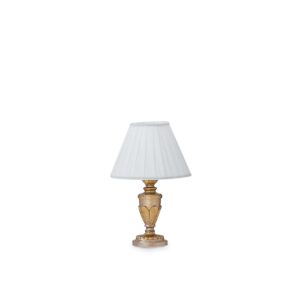 IDEAL LUX Επιτραπέζιο Φωτιστικό FIRENZE 1xE14 Χρυσού Χρώματος - 020853