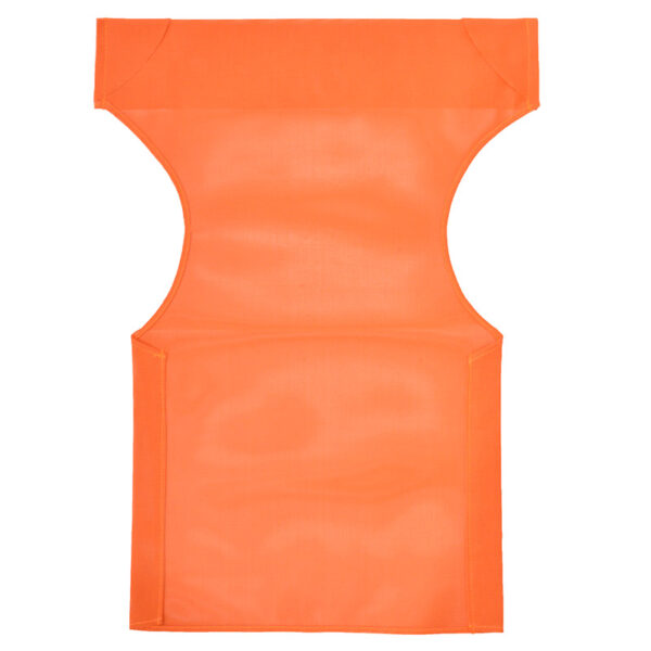 transparent fabric Nexus  pakoworld for director's chairs color orange  for professional use 46/57x1x80cm 022-000014