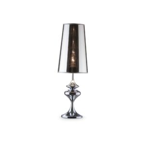 IDEAL LUX Επιτραπέζιο Φωτιστικό ALFIERE 1xE27 Χρώματος Χρωμίου - 032436