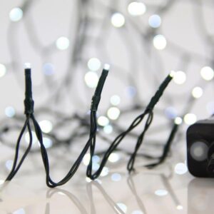 ΣΕΙΡΑ, 1500 LED 3mm, 31V ΜΕΤΑΣΧΗΜΑΤΙΣΤΗ, 8 ΠΡΟΓΡΑΜΜΑΤΑ & ΜΝΗΜΗ, ΠΡΑΣΙΝΟ PVC ΚΑΛΩΔΙΟ, ΛΕΥΚΟ LED, ΑΝΑ 5cm, ΠΡΟΕΚΤΑΣΗ ΠΑΡΟΧΗΣ 3m, ΙΡ44 EUROLAMP - 600-13620