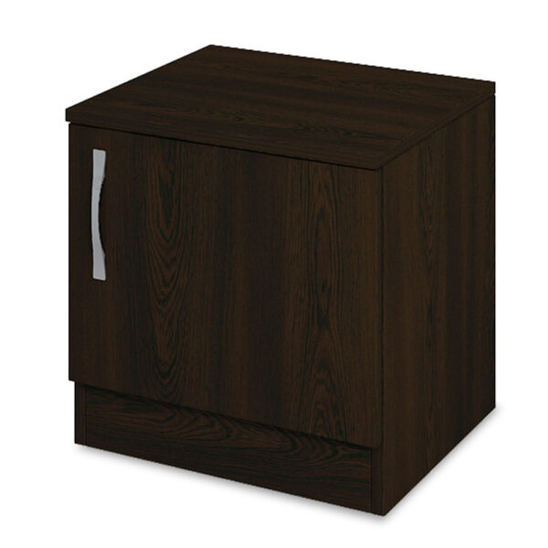1 Drawer bedside table Deco pakoworld in wenge color 40x35,5x41cm 043-000104