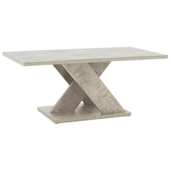 Coffee table Solange pakoworld color grey antique 110x55x47.5cm 049-000062
