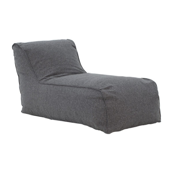 Lara  pakoworld bean bag-lounger fabric in gray color 056-000084
