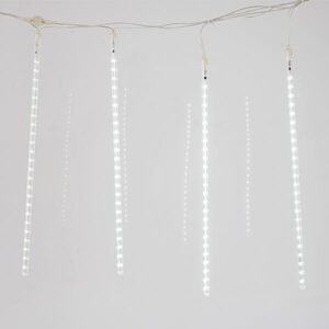 ΣΕΙΡΑ, 240 LED, 7V, ΜΕ 5 SNOWDROP 50cm, ΕΠΕΚΤΑΣΗ ΕΩΣ 3, ΜΕ ΜΕΤΑΣΧΗΜΑΤΙΣΤΗ, ΛΕΥΚΟ LED, ΠΡΟΕΚΤΑΣΗ ΠΑΡΟΧΗΣ 5m, IP44 EUROLAMP - 600-11432