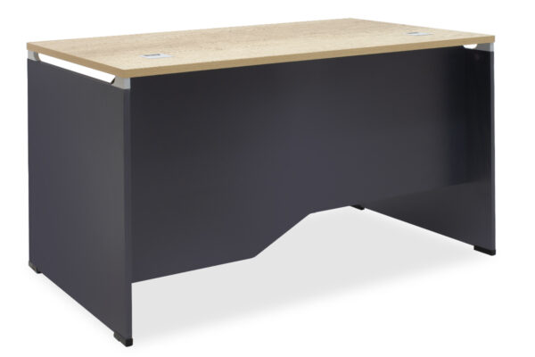 Manager table Lotus pakoworld in oak-dark grey 120x80x75cm 069-000013