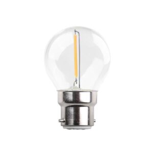 ΛΑΜΠΑ LED ΣΦΑΙΡΙΚΗ FILAMENT 1W B22 3000K 220-240V EUROLAMP - 147-78268