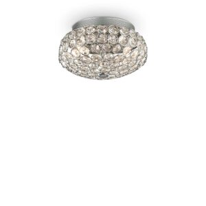 IDEAL LUX Φωτιστικό Οροφής KING 3xG9 Χρωμίου - 075389