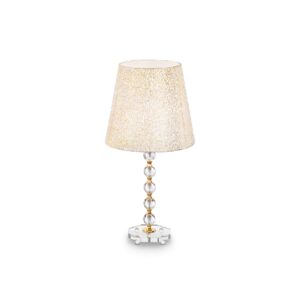 IDEAL LUX Επιτραπέζιο Φωτιστικό QUEEN 1xE27 Χρυσού Χρώματος - 077758