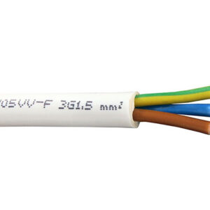 Καλώδιο Εύκαμπτο H05VV-F Λευκό 3x1.5mm² - 150-13108