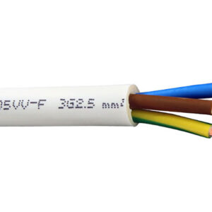 Καλώδιο Εύκαμπτο H05VV-F Λευκό 3x2.5mm² - 150-13109