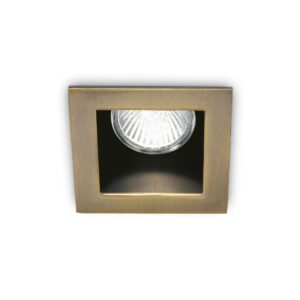 IDEAL LUX Χωνευτό Φωτιστικό Οροφής FUNKY 1xGU10 Χρυσού Χρώματος - 083247