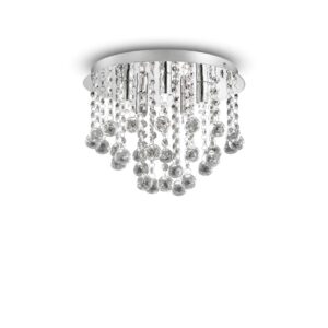 IDEAL LUX Φωτιστικό Οροφής BIJOUX 5xG9 Χρώμιο - 089485