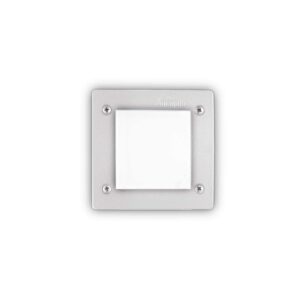 IDEAL LUX Χωνευτό Φωτιστικό Τοίχου AVENUE 1xGX53 IP66 Γκρι Χρώματος - 096575