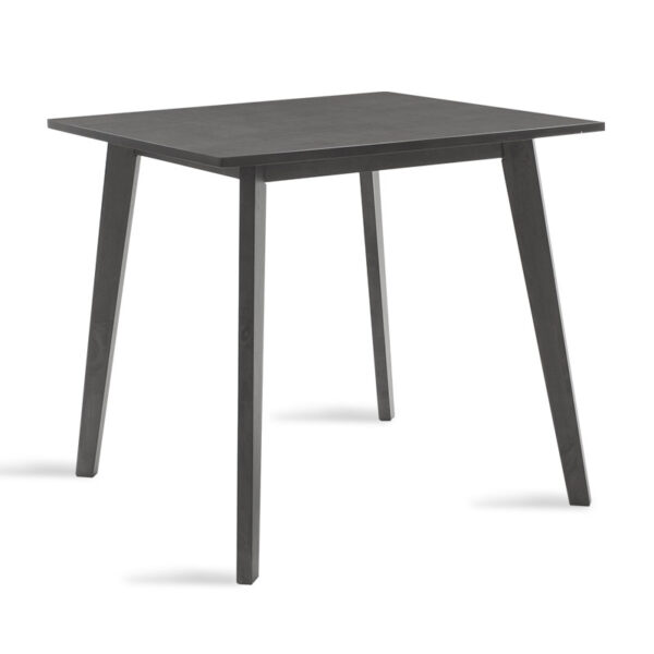 Dining table Benson pakoworld MDF - venner in rustic grey color 80x80x75cm 097-000002