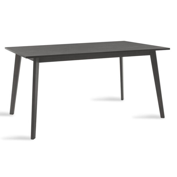 Dining table Benson pakoworld mdf - venner in rustic grey color 150x90x75cm 097-000006