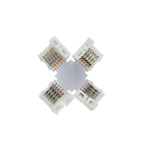 ΕΝΩΤΙΚΟΣ ΣΤΑΥΡΟΣ ΓΙΑ SMD RGBW 10mm EUROLAMP - 145-73946