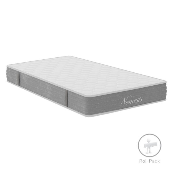 Mattress Nemesis pakoworld pocket spring roll pack both sides 20-22cm 100x200cm 100-000001