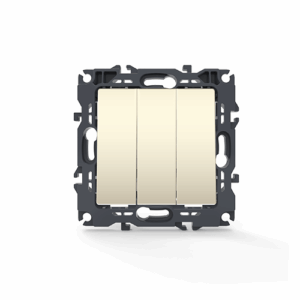 PRIME ΔΙΑΚΟΠΤΗΣ ΤΡΙΠΛΟΣ ΑΠΛΟΣ ΜΕ ΒΙΔΑ 1+1+1P 10AX 250VAC IP20 ΙΒΟΥΑΡ ACA - 1000110502