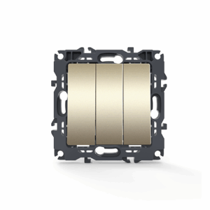 PRIME ΔΙΑΚΟΠΤΗΣ ΤΡΙΠΛΟΣ ΑΠΛΟΣ ΜΕ ΒΙΔΑ 1+1+1P 10AX 250VAC IP20 MAT ΣΑΜΠΑΝΙΖΕ ACA - 1000110504