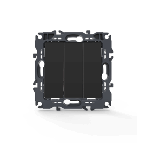 PRIME ΔΙΑΚΟΠΤΗΣ ΤΡΙΠΛΟΣ ΑΠΛΟΣ ΜΕ ΒΙΔΑ 1+1+1P 10AX 250VAC IP20 MAT ΑΝΘΡΑΚΙ ACA - 1000110505