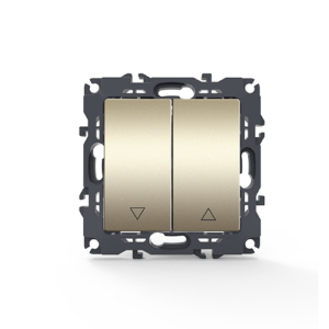 PRIME ΔΙΑΚΟΠΤΗΣ ΡΟΛΩΝ ΜΕ ΚΛΙΠ 1-1P 10AX 250VAC IP20 MAT ΣΑΜΠΑΝΙΖΕ ACA - 1000110604