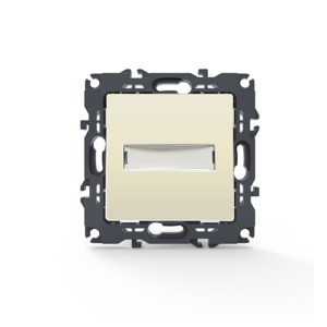 PRIME ΜΠΟΥΤΟΝ ΕΠΙΓΡΑΦΗΣ & LED ΛΥΧΝΙΑ (12VAC) ΜΕ ΚΛΙΠ 1P 10A 250VAC IP20 ΙΒΟΥΑΡ ACA - 1000112102