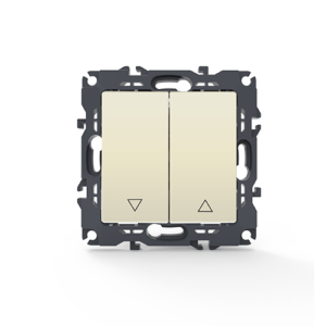 PRIME ΜΠΟΥΤΟΝ ΡΟΛΛΩΝ ΜΕ ΚΛΙΠ 1-1P 10A 250VAC IP20 ΙΒΟΥΑΡ ACA - 1000112202