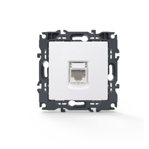 PRIME ΠΡΙΖΑ ΔΙΚΤΥΟΥ 1xRJ45 CAT6 UTP IP20 ΛΕΥΚΗ ACA - 1000113201