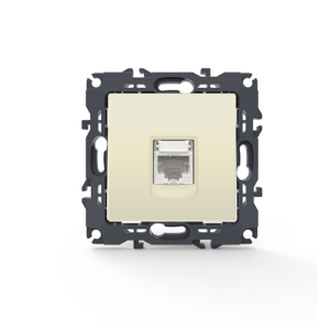PRIME ΠΡΙΖΑ ΔΙΚΤΥΟΥ 1xRJ45 CAT6 UTP IP20 ΙΒΟΥΑΡ ACA - 1000113202