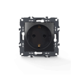 PRIME ΠΡΙΖΑ ΣΟΥΚΟ ΑΣΦΑΛΕΙΑΣ 1x2P+E 16A 250VAC IP20 MAT ΑΝΘΡΑΚΙ ACA - 1000116005