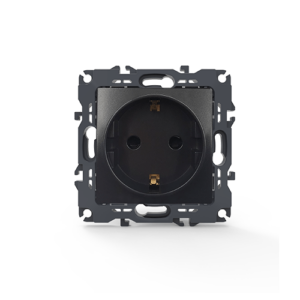 PRIME ΠΡΙΖΑ ΣΟΥΚΟ ΑΣΦΑΛΕΙΑΣ 1x2P+E 16A 250VAC IP20 MAT ΑΝΘΡΑΚΙ ACA - 1000116005