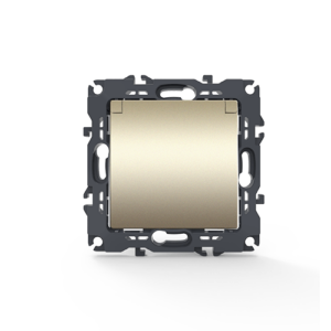 PRIME ΠΡΙΖΑ ΣΟΥΚΟ ΚΑΠΑΚΙ ΑΣΦΑΛΕΙΑΣ 1x2P+E 16A 250VAC IP20 MAT ΣΑΜΠΑΝΙΖΕ ACA - 1000116104