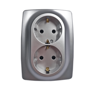 PRIME ΠΡΙΖΑ ΣΟΥΚΟ ΑΣΦΑΛΕΙΑΣ 2x2P+E 16A 250VAC IP20 MAT ΑΛΟΥΜΙΝΙΟ ACA - 1000116203