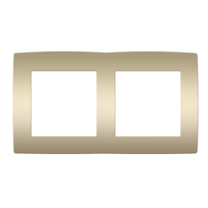 PRIME ΠΛΑΙΣΙΟ 2 ΘΕΣΕΩΝ IP20 MAT ΣΑΜΠΑΝΙΖΕ ACA - 1000119104