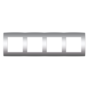 PRIME ΠΛΑΙΣΙΟ 4 ΘΕΣΕΩΝ IP20 MAT ΑΛΟΥΜΙΝΙΟ ACA - 1000119303
