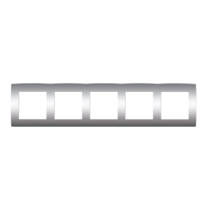 PRIME ΠΛΑΙΣΙΟ 5 ΘΕΣΕΩΝ IP20 MAT ΑΛΟΥΜΙΝΙΟ ACA - 1000119403