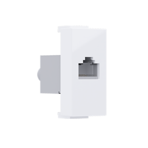 ^ MODYS ΠΡΙΖΑ ΔΙΚΤΥΟΥ ΛΕΥΚΗ 1 ΣΤ. RJ45 CAT.6 ΜΕ ΘΩΡΑΚΙΣΗ IP20 ACA - 10101312433
