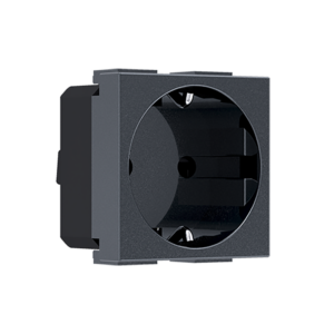 MODYS ΠΡΙΖΑ ΣΟΥΚΟ ΑΣΦΑΛΕΙΑΣ ΑΝΘΡΑΚΙ 2 ΣΤ. 2P+E 16A 250VAC IP20 ACA - 10101312480