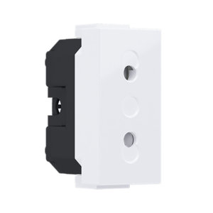 MODYS ΔΙΠΟΛΙΚΗ ΠΡΙΖΑ ΑΣΦΑΛΕΙΑΣ ΛΕΥΚΗ 1 ΣΤ. 2P 10A 250VAC IP20 ACA - 10101312520