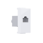 MODYS ΠΡΙΖΑ ΔΙΚΤΥΟΥ ΛΕΥΚΗ 1 ΣΤ. RJ45 CAT.6A ΜΕ ΘΩΡΑΚΙΣΗ IP20 ACA - 10101312543