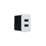MODYS ΠΡΙΖΑ ΤΡΟΦΟΔΟΣΙΑΣ USB 1 ΣΤ. 2XUSB A+C ΛΕΥΚΟ 5VDC 3A IP20 ACA - 10101412360
