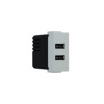 MODYS ΠΡΙΖΑ ΤΡΟΦΟΔΟΣΙΑΣ USB 1 ΣΤ. 2XUSB A+C ΙΒΟΥΑΡ 5VDC 3A IP20 ACA - 10101412361