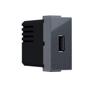 ^ MODYS ΠΡΙΖΑ ΤΡΟΦΟΔΟΣΙΑΣ USB 1 ΣΤ. 1xUSB ΑΝΘΡΑΚΙ 5VDC 1.2A IP20 ACA - 10101412826