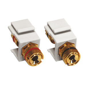 MODYS ΑΝΤΑΠΤΟΡΑΣ 2xΗΧΕΙΩΝ LS 4MM ΛΕΥΚΟΣ ACA - 10101416790