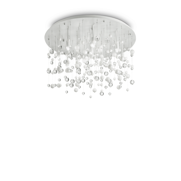 IDEAL LUX Φωτιστικό Οροφής NEVE 12xG9 Λευκού Χρώματος - 101187