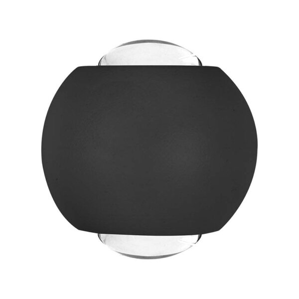Απλίκα Up-Down LED 2W 4000K Μαύρου Χρώματος V-TAC - 10586